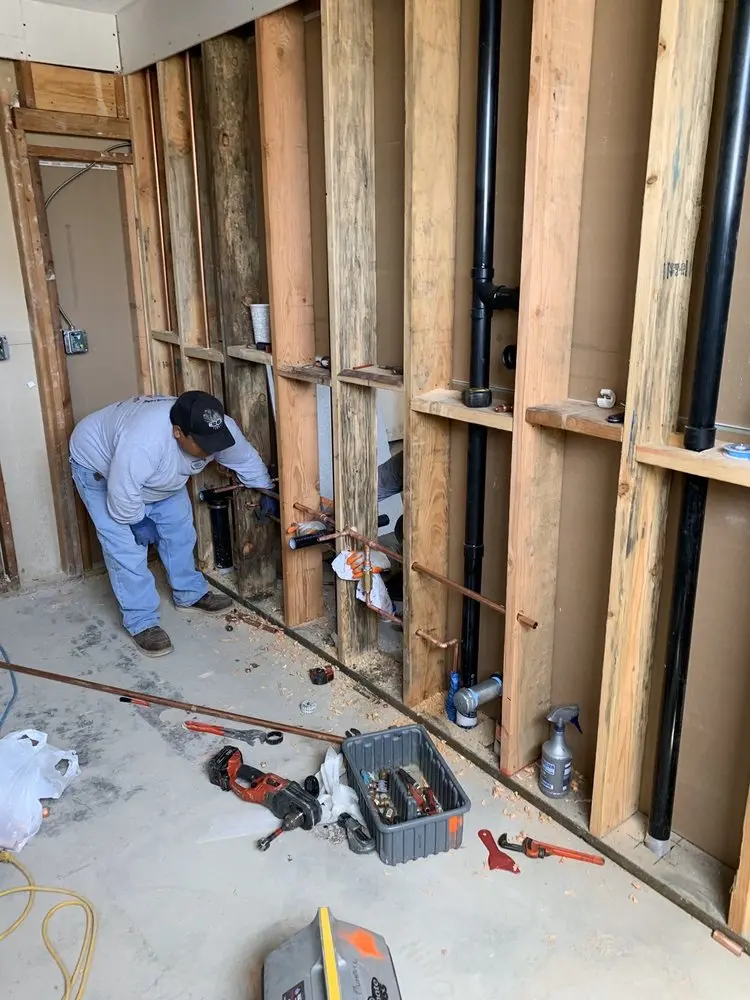 Commercial rough-in plumbing for Water Heater Replacement in Jbsa Lackland